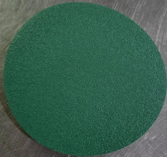 80グリットアルミナ自動車用パンチングコーティングフィルムサンドペーパーディスク